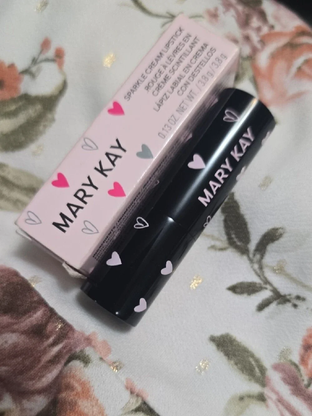 Mary Kay Sparkle Cream Lipstick — Glittering Rose Pink